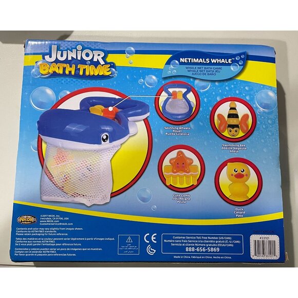 Junior Bath Time Netimals Whale Bath Game With Toys - Picture 4 of 5